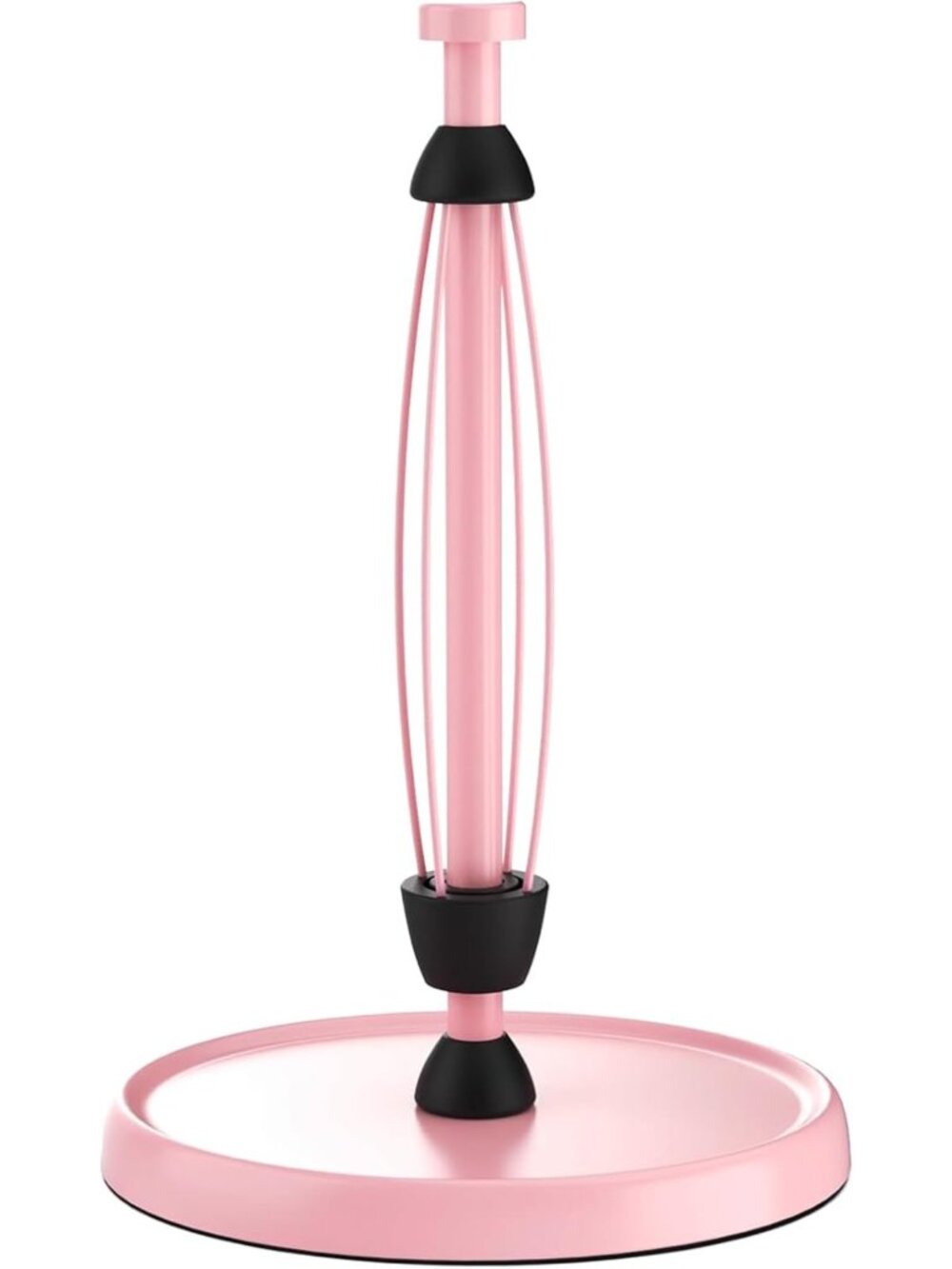 Stylish Pink Paper Towel Holder for Kitchen & Bathroom, Stainless Steel